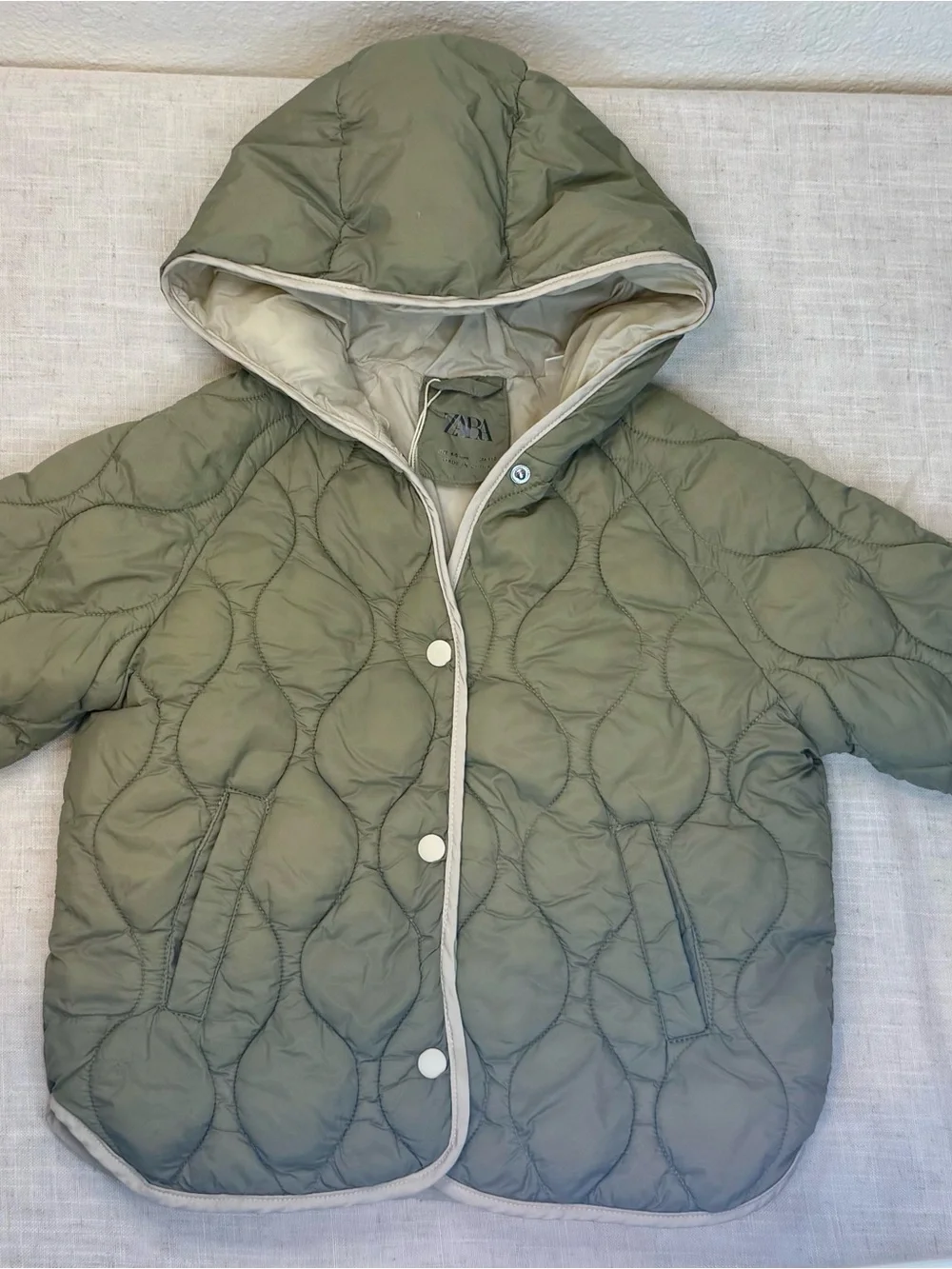 Zara quilted hooded